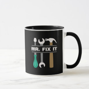 Caneca Mens Coffee Mug Sr. Fix Ferramentas de Ti
