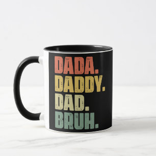Caneca Mens Dia de os pais Dada Pai Bruh