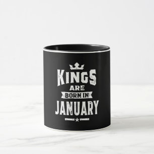 Caneca Mens Kings São Nasceres Em Presentes De Aniversári