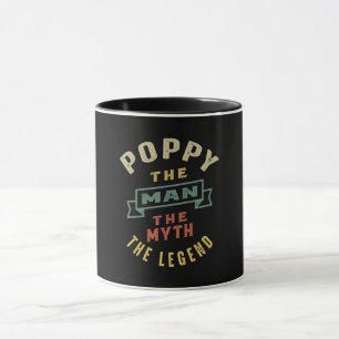 Caneca Mens Poppy O Homem Mito Legenda Que Padre Dotou