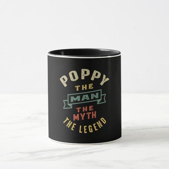 Caneca Mens Poppy O Homem Mito Legenda Que Padre Dotou (Centro)