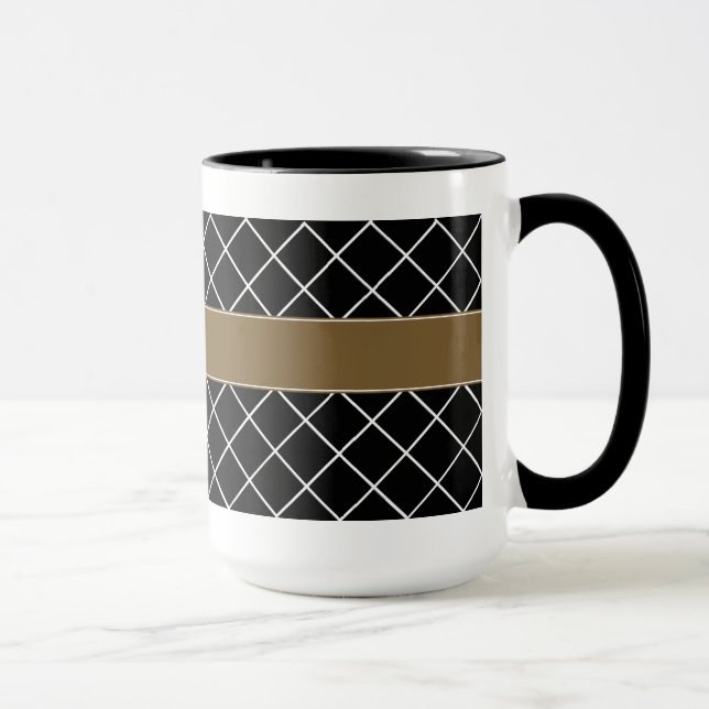 Caneca Mens Pretos Monogramados (Direita)