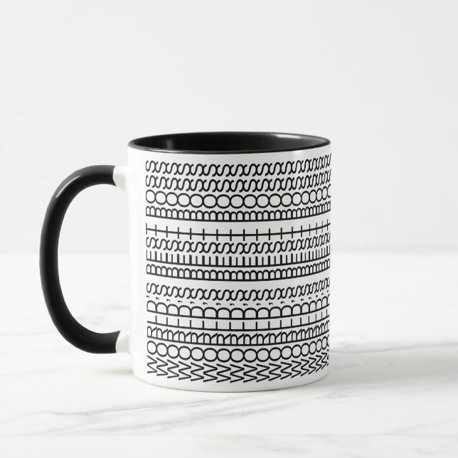 Caneca Mensagem de Melhor Chefe Oculta (Esquerda)