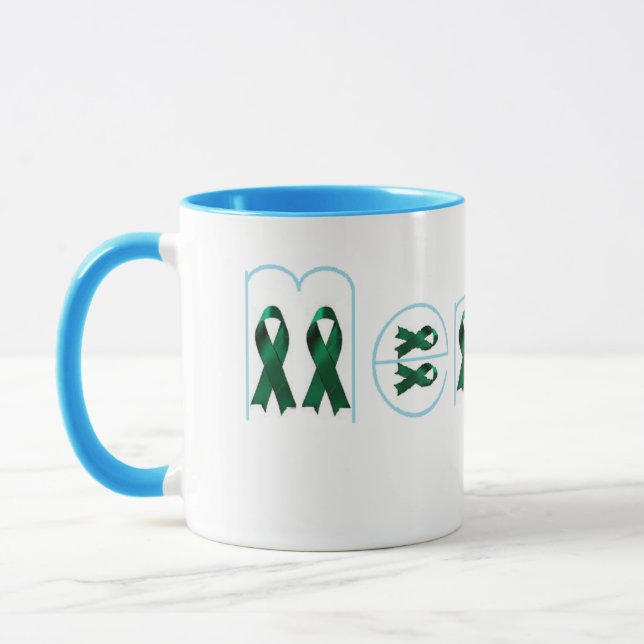Caneca Mensagem de Suporte de Fitas de Saúde Mental (Esquerda)