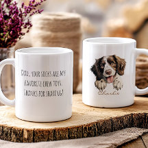 Mensagem engraçada de apreciação de cão personaliz