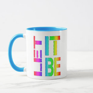 Caneca Mensagem inspiracional positiva "Let It Be"