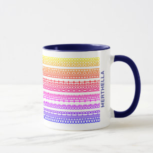 Caneca Mensagem oculta cristã de DEUS MAIS ALTA