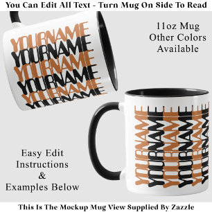 Caneca Mensagem Oculta Personalizada Nome Curto Brnt Cust