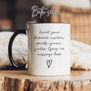 Caneca Mensagem Personalizada de Aniversário de Graduação