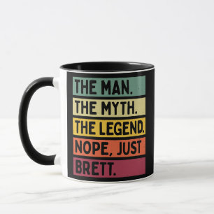 Caneca Mente O Homem O Mito A Lenda NOPE Apenas Brett