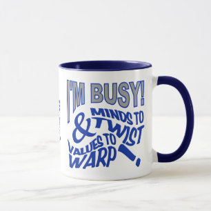 Caneca Mente tuítar canções de nome personalizado
