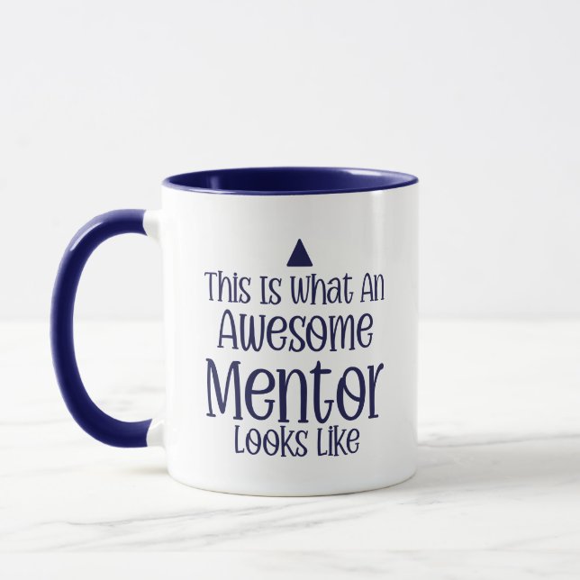 Caneca Mentor Appreciation Mug – Personalized Gift (Esquerda)