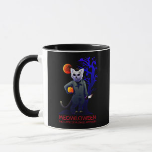 CANECA MEOWLOWEEN MICHAEL MEOWEEN HALLOWEEN