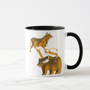 Caneca Mercado Bull Vs Bear