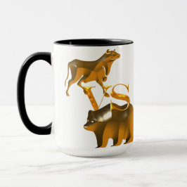 Caneca Mercado Bull Vs Bear