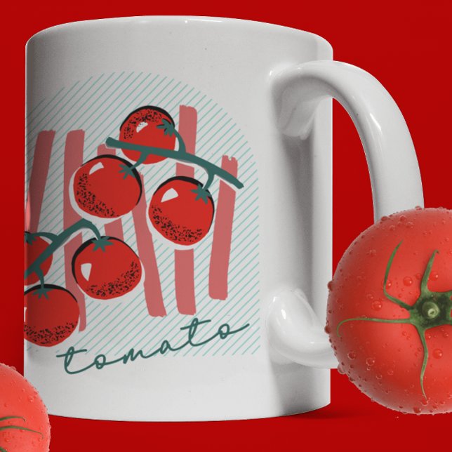 Caneca Mercado de Agricultores de Tomates Itália (Criador carregado)