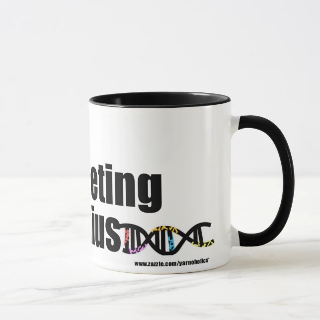 Caneca Mercadoria Crocheting do ADN do gênio (Direita)