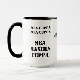 Caneca Merda católica latina Maxima Cuppa