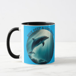Caneca Mergulhe Dolphin Livre Ao Vivo