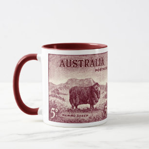 Caneca Merino Sheep australiano de 1934