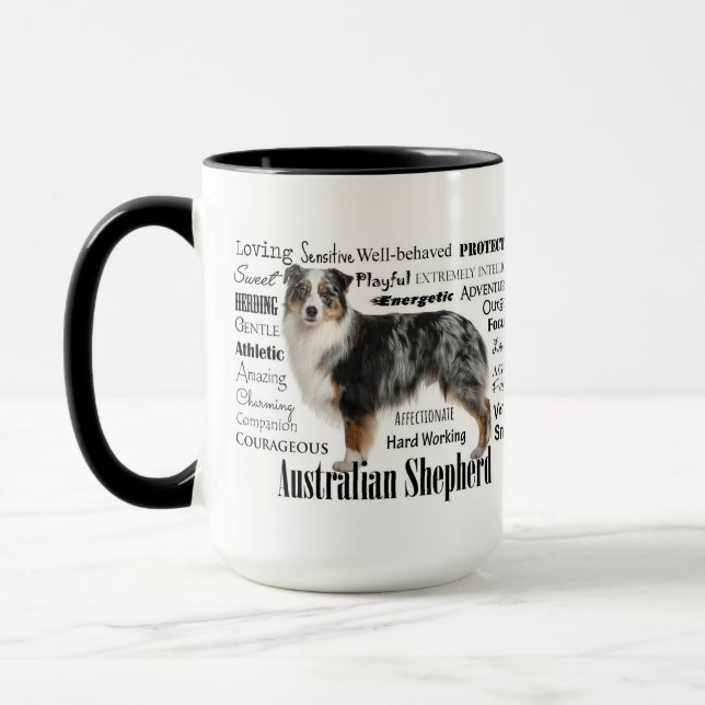 Caneca Merle Australian Shepherd (Esquerda)
