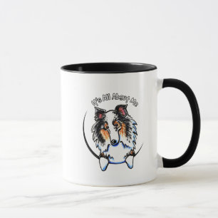 Caneca Merle azul Sheltie IAAM