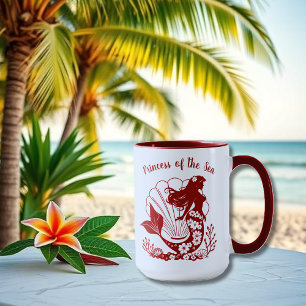 Caneca Mermaid-Princesa do Mar Havaiana