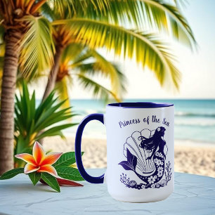 Caneca Mermaid-Princesa do Mar Havaiana