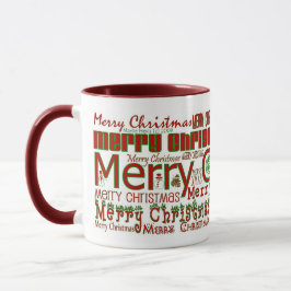 Caneca Merry Christmas Mug - Red Ringer