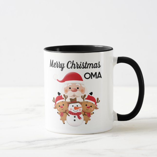 Caneca Merry Christmas OMA gift Mug (Direita)