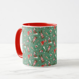 Caneca Merry Christmas Pit Bull Cães