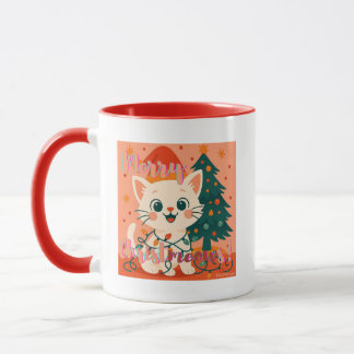 Caneca Merry Christmeows! Cat