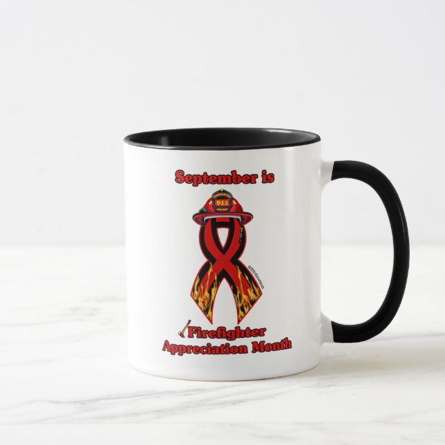 Caneca Mês de Apreciação do Bombeiro (Direita)