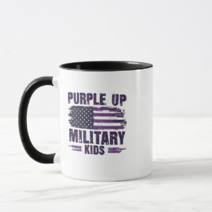 Caneca Mês de Awreness Militar Roxo
