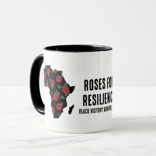 Caneca Mês de Café Histórico Preto Para Presente Personal