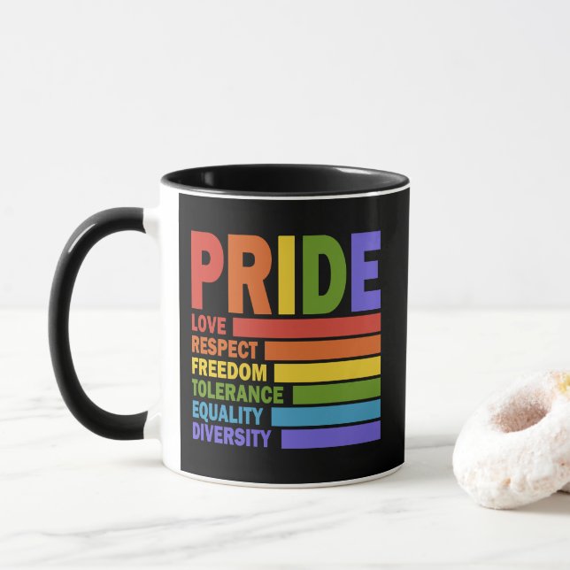 Caneca Mês do Orgulho LGBT (Com Donut)