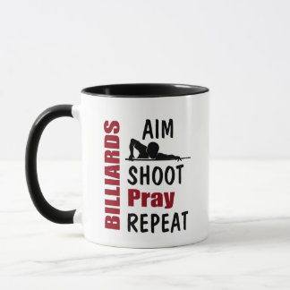 Caneca Mesa de Sinuca Engraçada Piada de Mira
