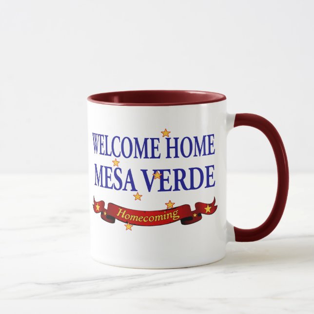 Caneca Mesa Home bem-vindo Verde de USS! (Direita)