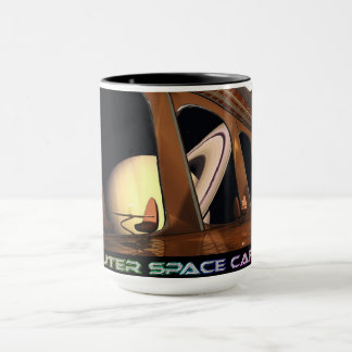 Caneca Mesa OuterSpaceCafe com uma Mug de Exibição