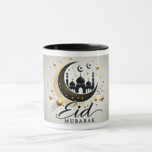 Caneca Mesquita do Crescente Luxusto Eid Mubarak