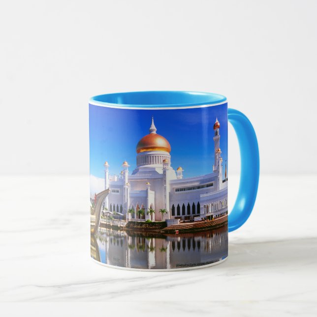 Caneca Mesquita Sultão Omar Ali Saifuddien (Frente Esquerda)