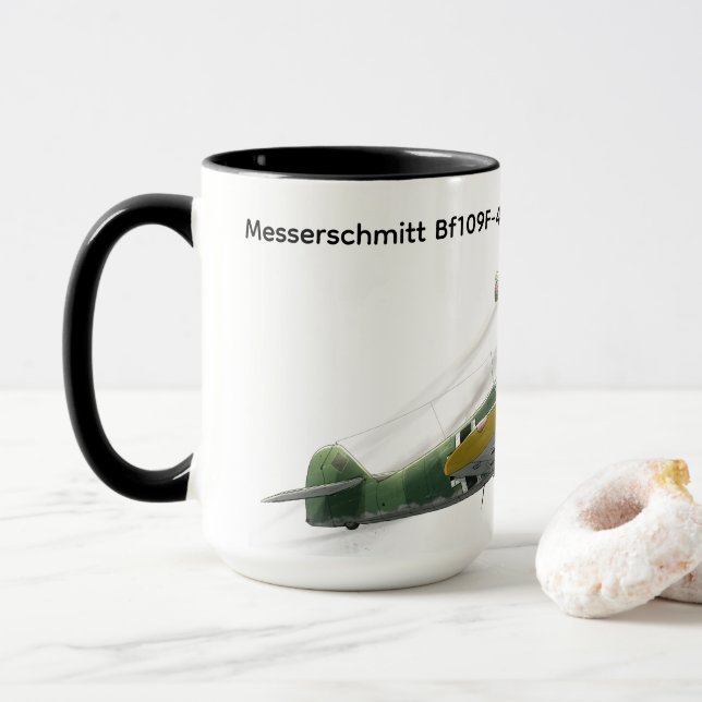 Caneca Messerschmitt Bf109F-4 (Com Donut)