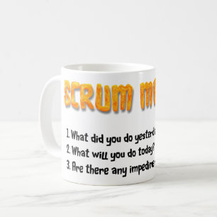 Caneca mestra do lembrete do scrum