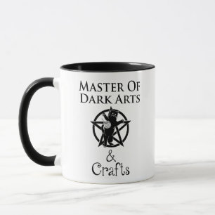 Caneca Mestre de Artes e Artesanatos Escuros