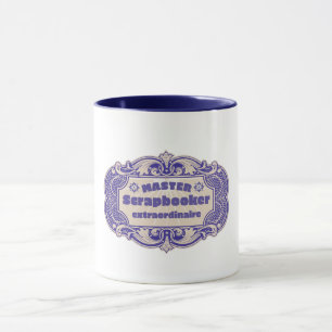 Caneca "Mestre Scrapbooker Extraordinaire"