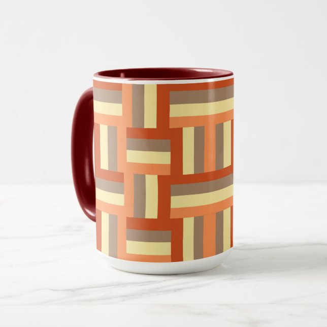 Caneca Metais de precioso Esquadrados (Frente Esquerda)