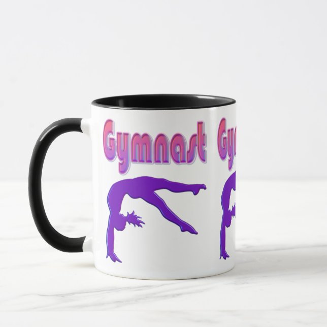 Caneca Metálico Roxo de Energia do Gymnast (Esquerda)