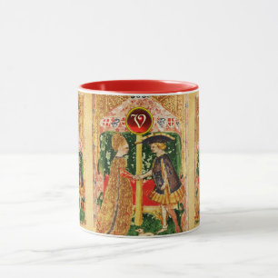 CANECA METAS ANTIGAS DE RENASCIMENTO, AMANTES GEM MONOGRA