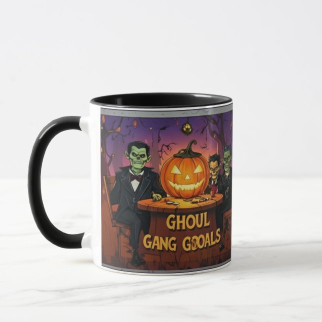 Caneca Metas da Turma de Monstros (Esquerda)