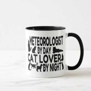 Caneca Meteorologista Cat Lover